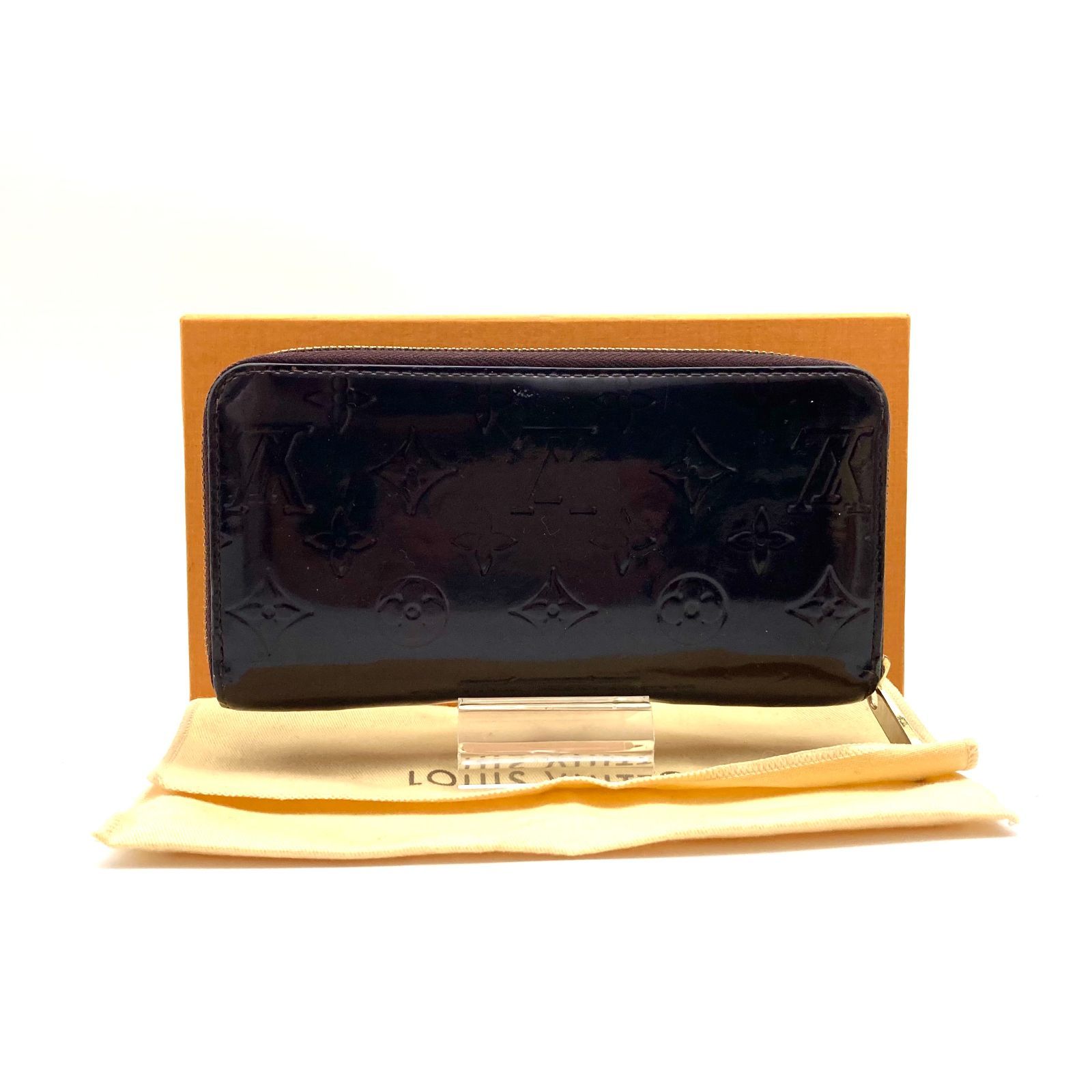 ルイヴィトン ヴェルニ アマラント ロングウォレット 長財布 80709