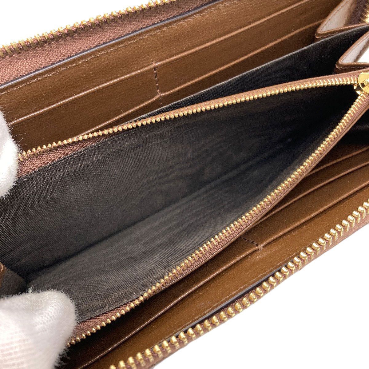 GUCCI グッチ 621889 ラウンドファスナー ホースビット GGスプリーム 
