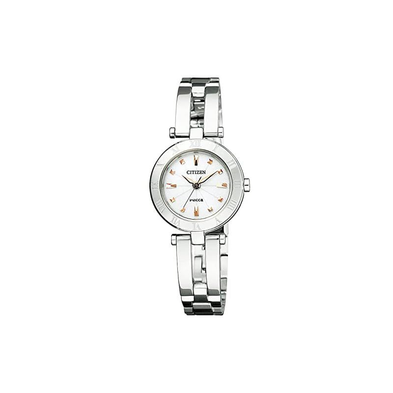 [CITIZEN] ウィッカ wicca ソーラーテック ( シルバー / 日常生活防水 / レディース ) NA15-1572 ハーフバングル シチズン ギフト ソーラー