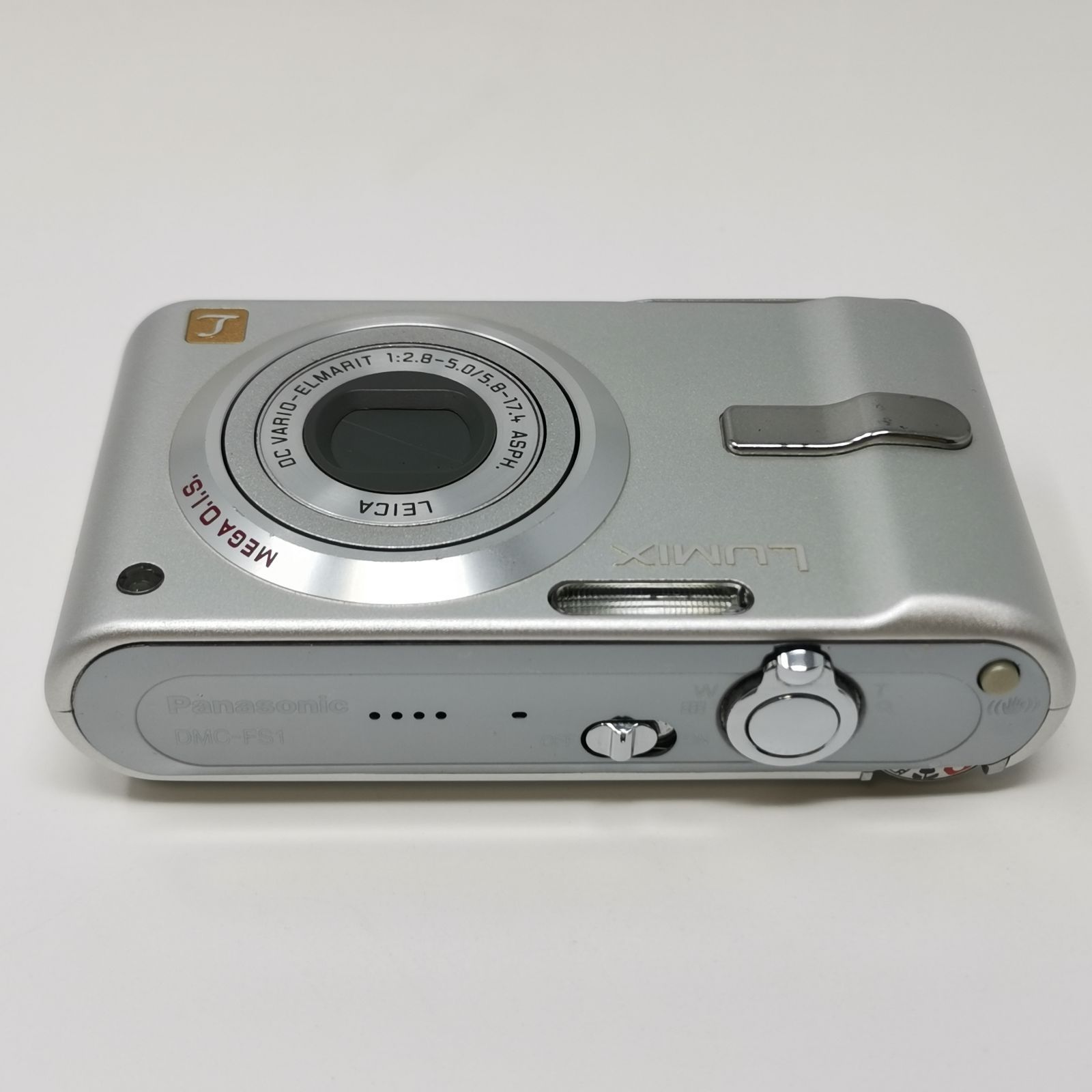 パナソニックDMC- FS1-Sシルバー　ジャンク品 Panasonic LUMIX DMC-FS1 シルバー コンデジ カメラ ジャンク SDカード