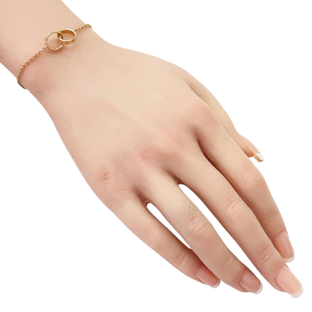 Cartier ピンクゴールド ベビーラブブレスレット ケース付き カルティエ ベビーラブ ブレスレット 18金 K18ピンクゴールド