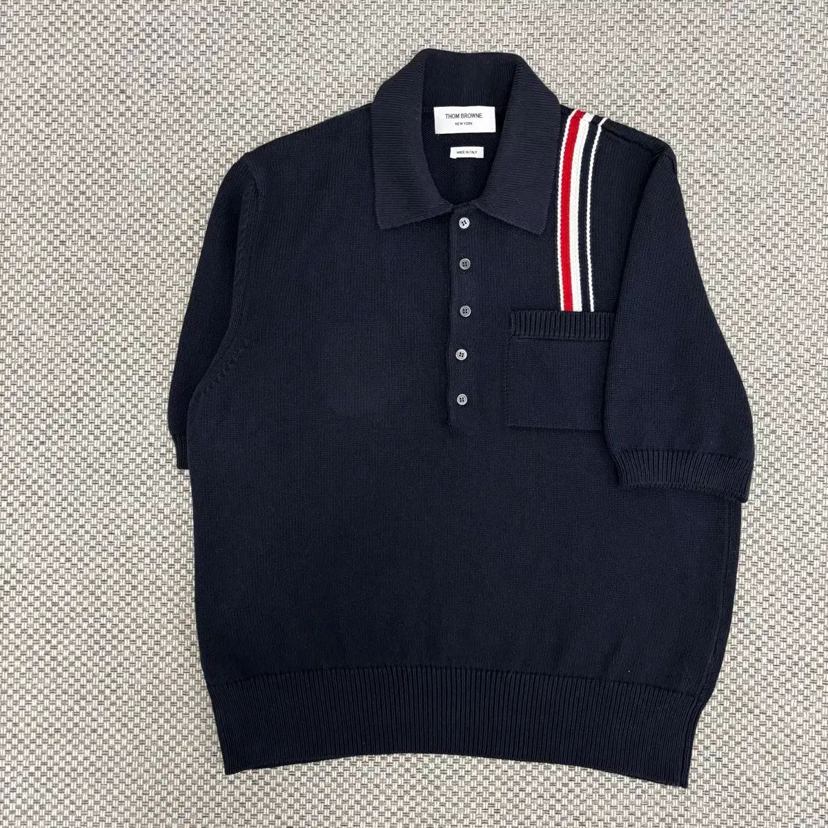 4 トムブラウン インタルシア カラーTシャツ