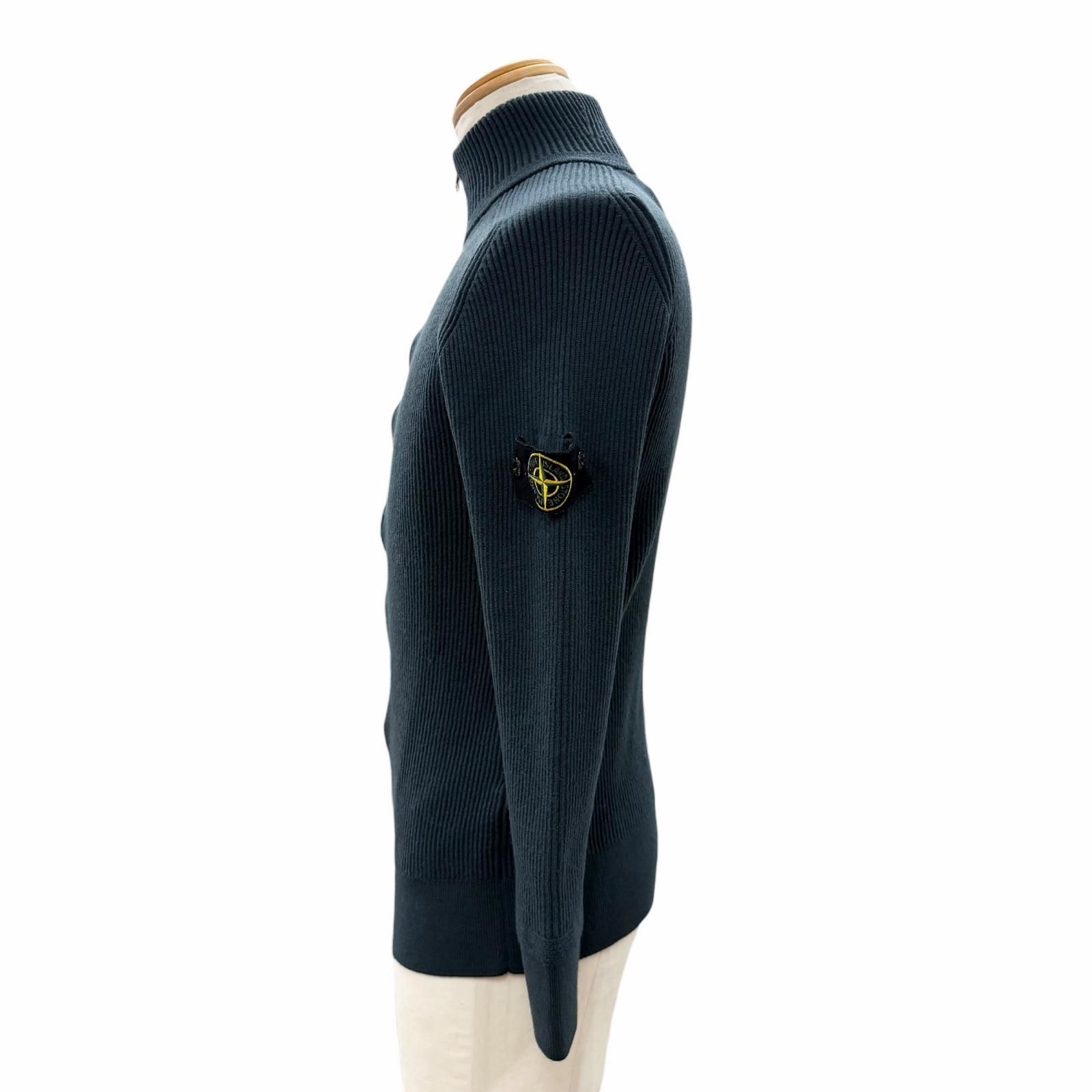 美品▽STONE ISLAND ストーンアイランド 7715519C2 ウール100% ロゴ