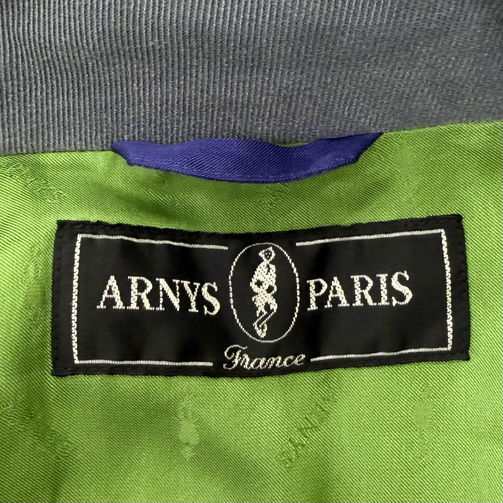 美品□ARNYS PARIS アルニス ヴィンテージ コットン カシミヤ ロゴ