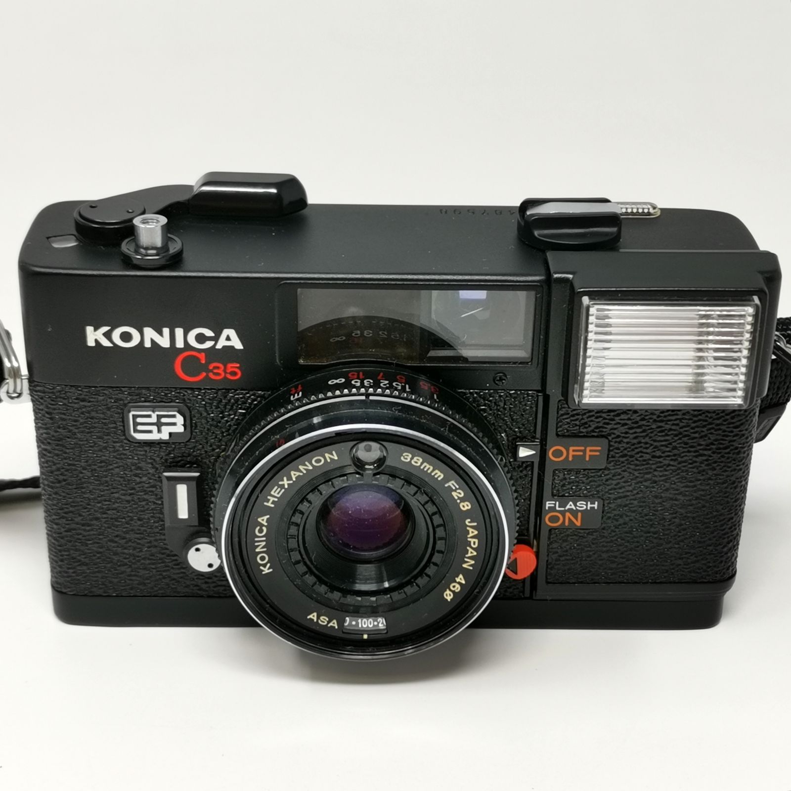 KONICA C35 EF フィルムカメラ ブラック 動作未確認 中古品 管理番号