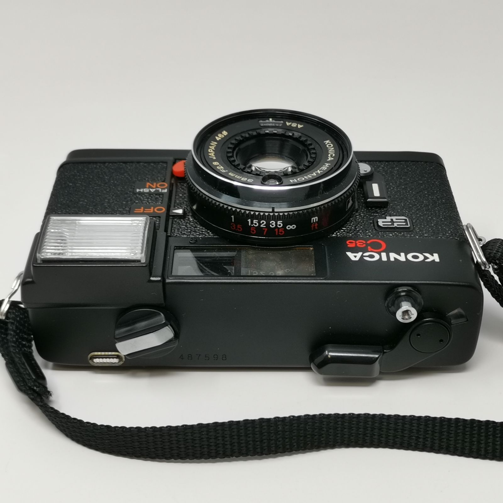 KONICA C35 EF フィルムカメラ ブラック 動作未確認 中古品 管理番号