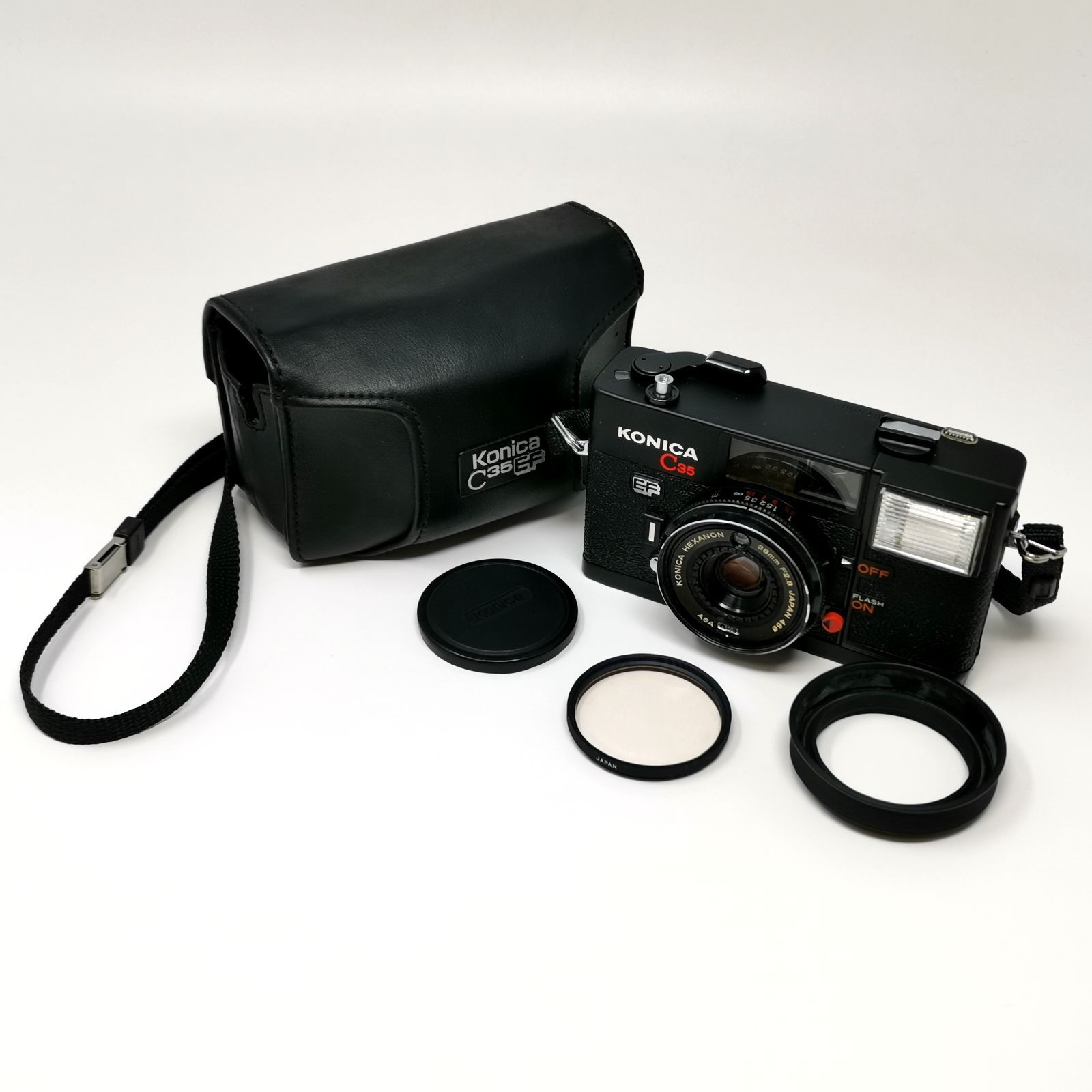 Konica C35 EFフィルムカメラ 動作未確認 KONICA C35 EF フィルムカメラ ブラック 動作未確認 中古品 管理番号