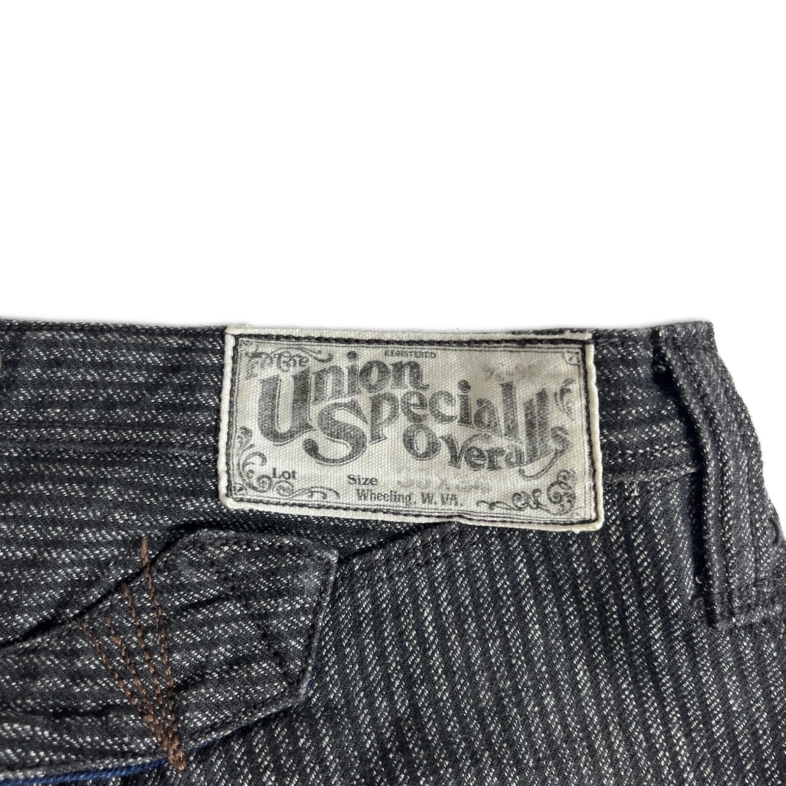 W36 美品】FREEWHEELERS BRAKEMAN ブレーキマン ストライプ ワーク