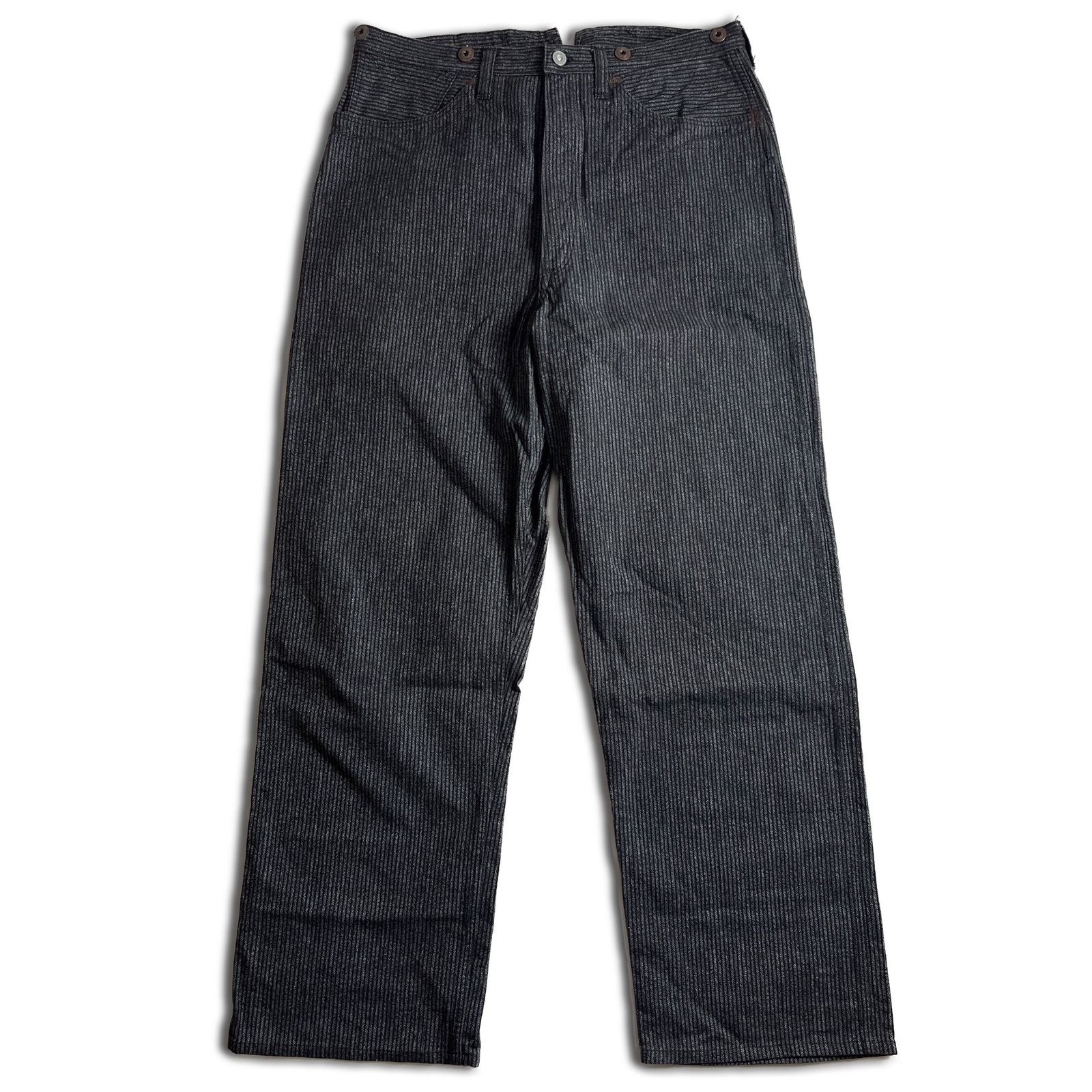 美品 フリーホイーラーズ ブレーキマン ウォバッシュストライプ パンツ W36 W36 美品】FREEWHEELERS BRAKEMAN ブレーキマン ストライプ ワーク
