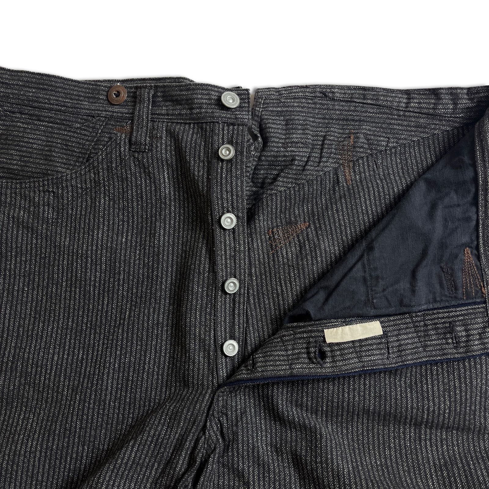 W36 美品】FREEWHEELERS BRAKEMAN ブレーキマン ストライプ ワーク