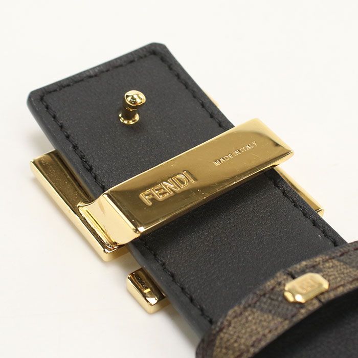 FENDI フェンディ FFスクエアベルト ズッカ 7C0424AGR9F18I0 ベルト