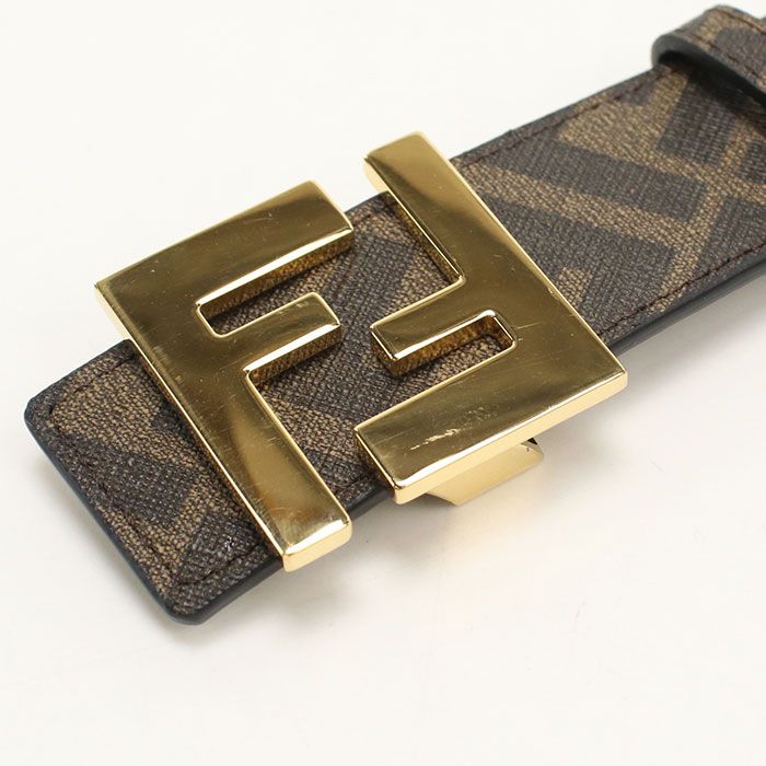 FENDI フェンディ FFスクエアベルト ズッカ 7C0424AGR9F18I0 ベルト