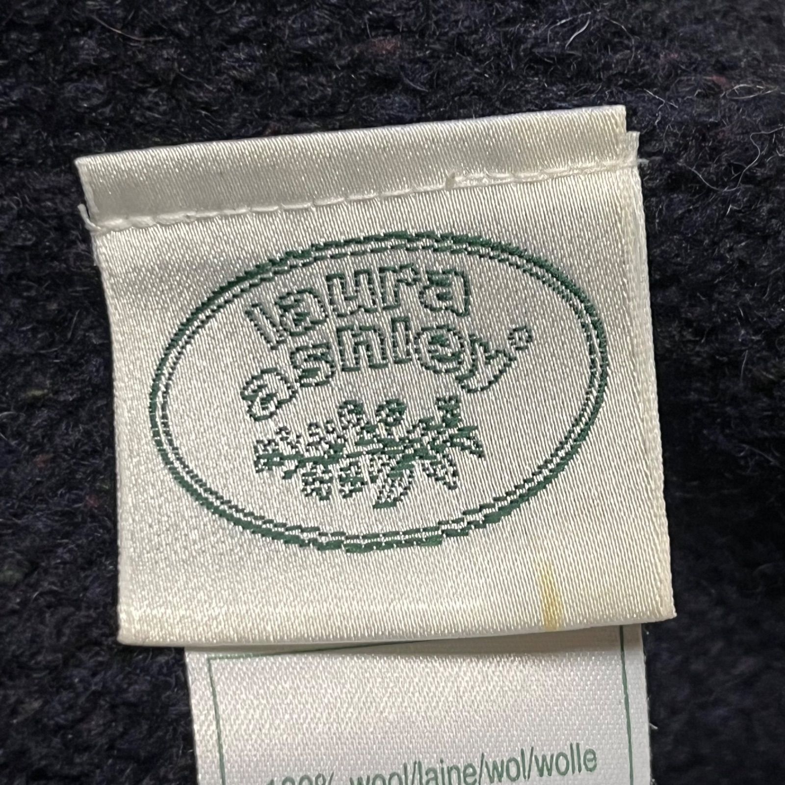 Laura Ashley ローラアシュレイ フラワーデザイン ニットカーディガン