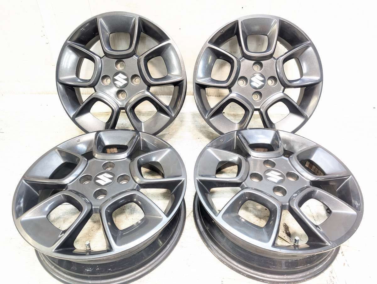 16x5.0 40 100-4穴 スズキ純正 中古ホイール 4本セット a16260304008