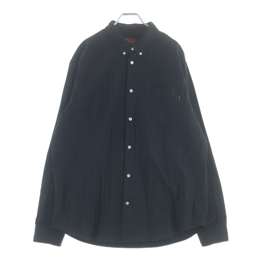 SUPREME シュプリーム 20AW Jacquard Stripe Twill Shirt ジャガード ストライプ ツウィル 長袖シャツ ブラック SUPREME (シュプリーム) 20AW Jacquard Stripe Twill Shirt ジャガード