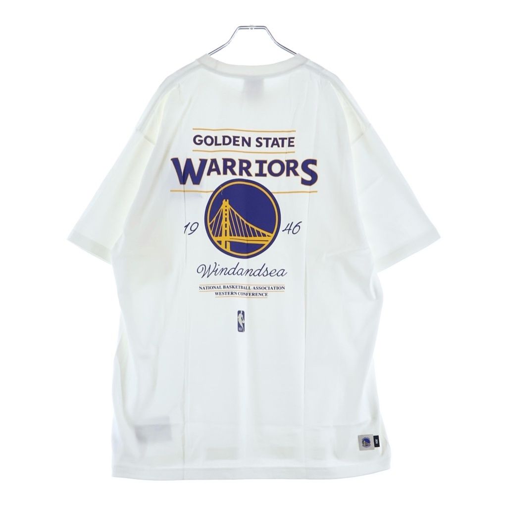 WIND AND SEA (ウィンダンシー) ×NBA PLAYOFFS TEE プレイオフ クルーネック半袖Tシャツカットソー ホワイト WDS-C-NBAPO-23-Q4-01