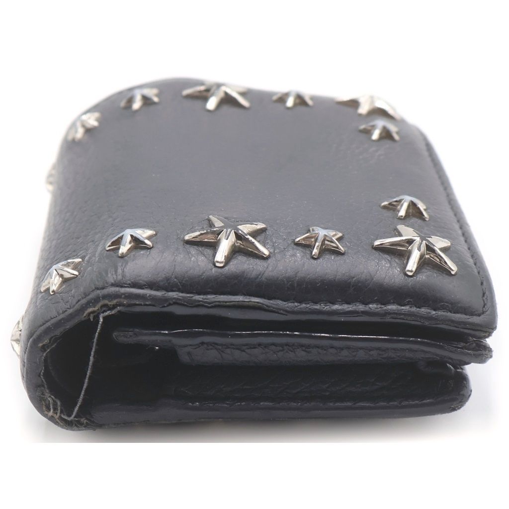 JIMMY CHOO (ジミーチュウ) スター スタッズ レザーウォレット 二