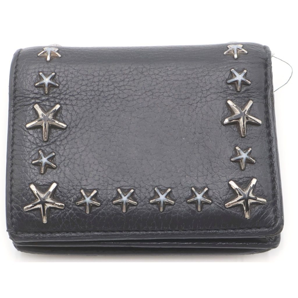 JIMMY CHOO (ジミーチュウ) スター スタッズ レザーウォレット 二