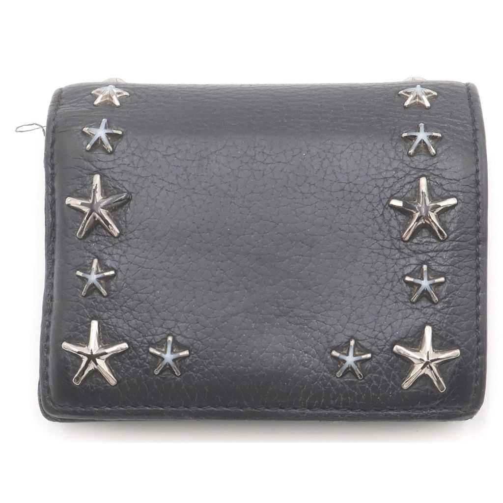 JIMMY CHOO (ジミーチュウ) スター スタッズ レザーウォレット 二