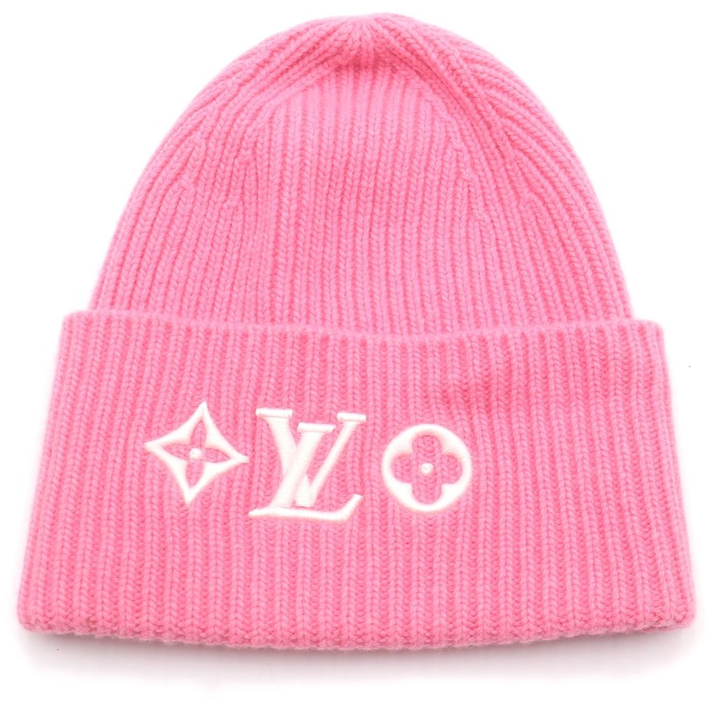 LOUIS VUITTON (ルイヴィトン) LV Headline Beanie LVヘッドライン ビーニー ニット帽 キャップ ピンク M78927