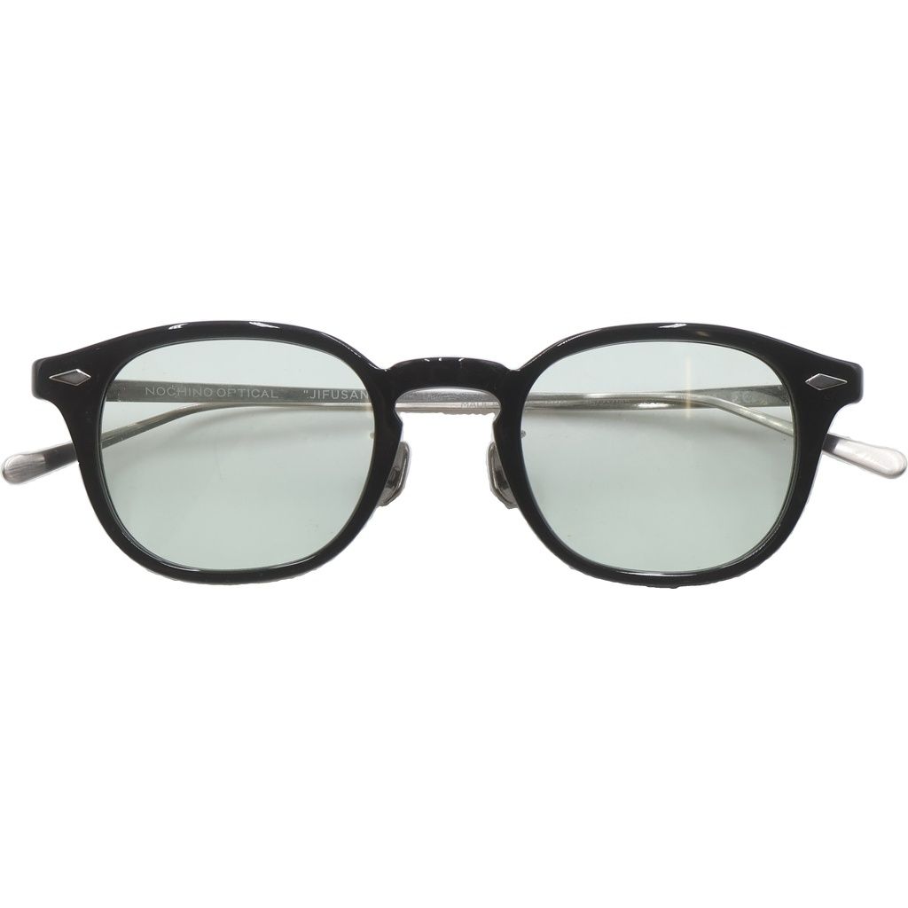 NOCHINO OPTICAL (ノチノオプティカル) JIFUSAN ジフサン ウェリントン メガネ アイウェア サングラス ブラック/シルバー