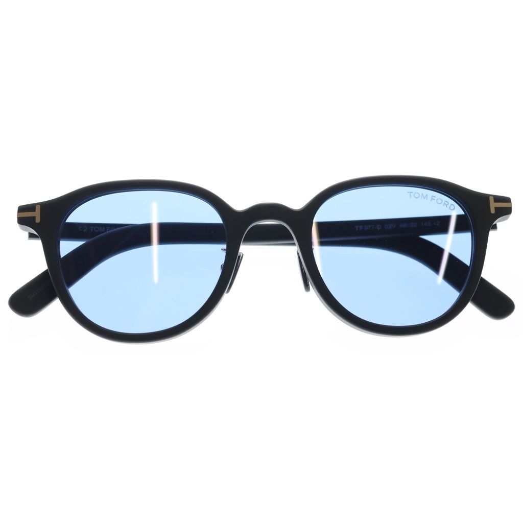 TOM FORD (トムフォード) TF977-D アジアンフィット ウェリントンフレーム カラーレンズ サングラス メガネ ブラック/ブルー 25,493円