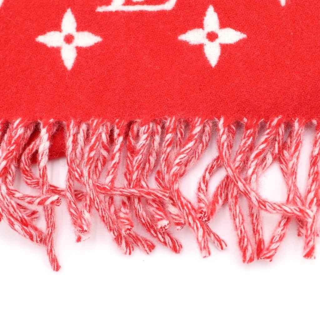 LOUIS VUITTON (ルイヴィトン) 17AW ×Supreme Monogram Scarf カシミヤ