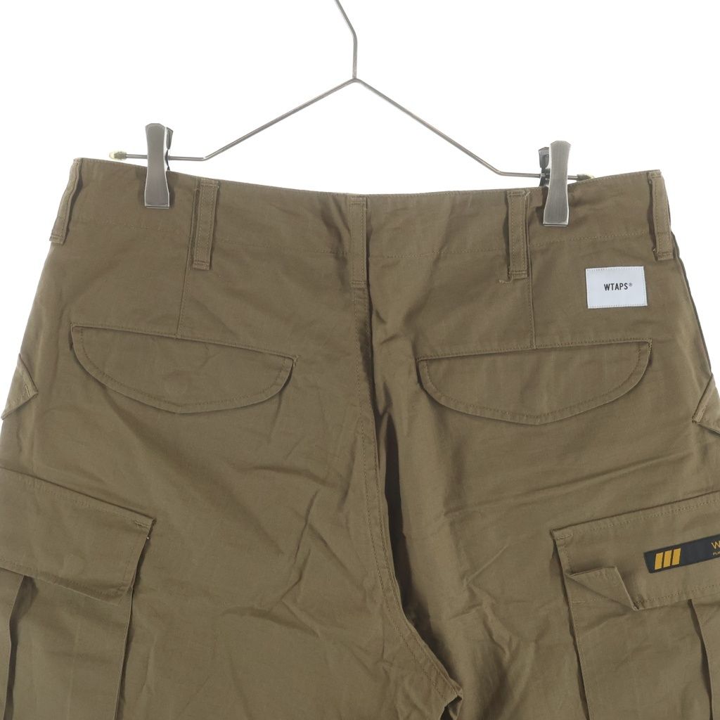 WTAPS CARGO ショーツ　BEIGE Lサイズ　ダブルタップス WTAPS (ダブルタップス) 21SS CARGO SHORTS COTTON RIPSTOP コットン