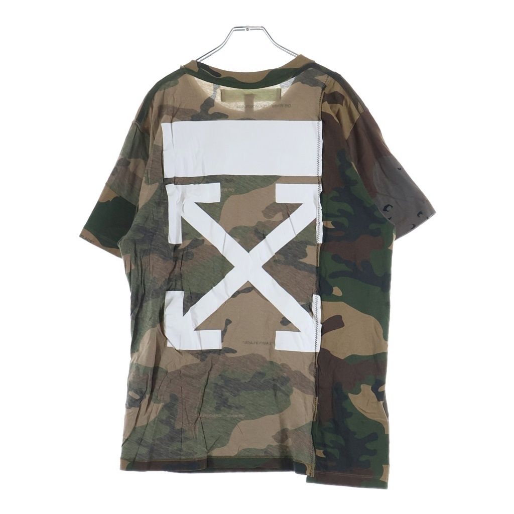 OFF-WHITE (オフホワイト) 18AW Reconstructed Camouflage リコンストラクテッド カモフラージュ 半袖Tシャツ カットソー カモ