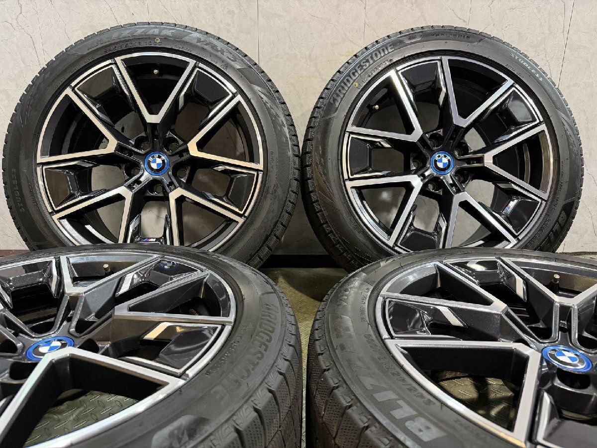 【BS BLIZZAK VRX3 245/45R18】スタッドレス【BMW G26 4シリーズグランクーペ 純正ホイール 18インチ 8.5J5HPCD112+36】21年 バリ溝 MTM830