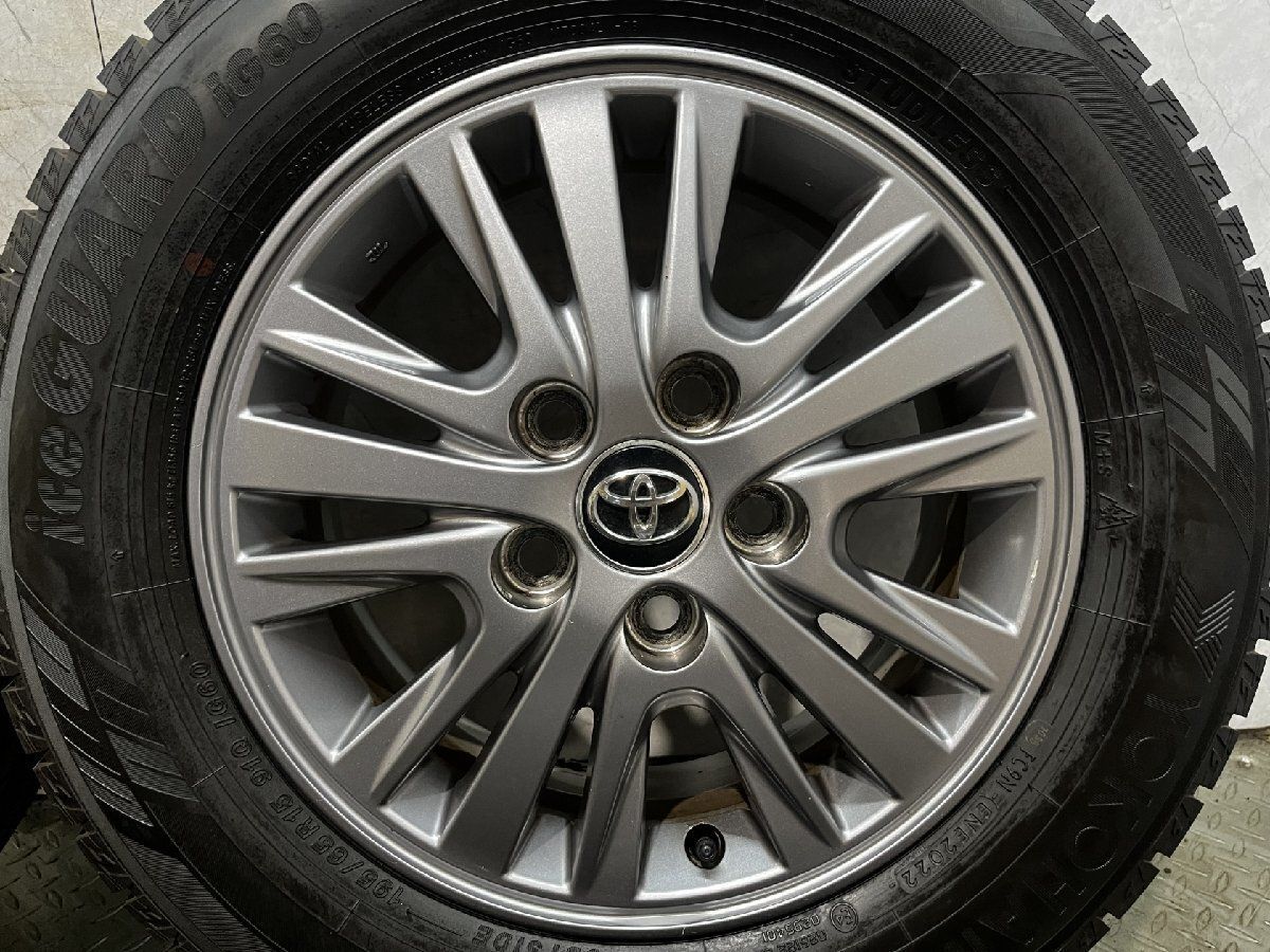 走行短め【YK IG60 195/65R15】スタッドレス【トヨタ エスクァイア 