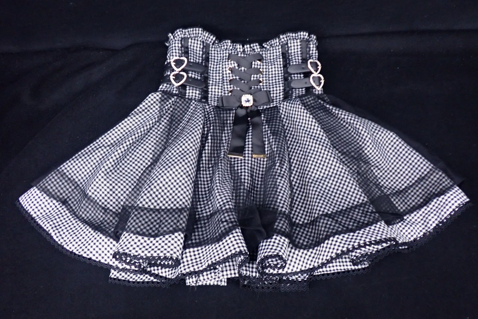 □44 LIZ LISA リズリサ レースアップコルセットライクスカパン