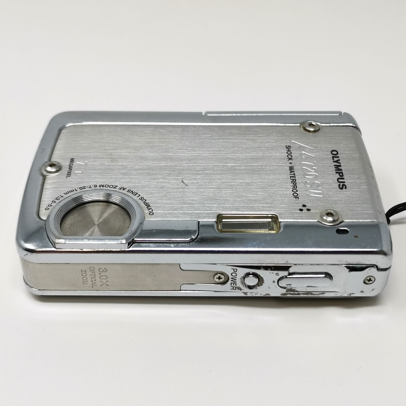 OLYMPUS μ720SW シルバー コンデジ カメラ 動作確認済み SDカードなし