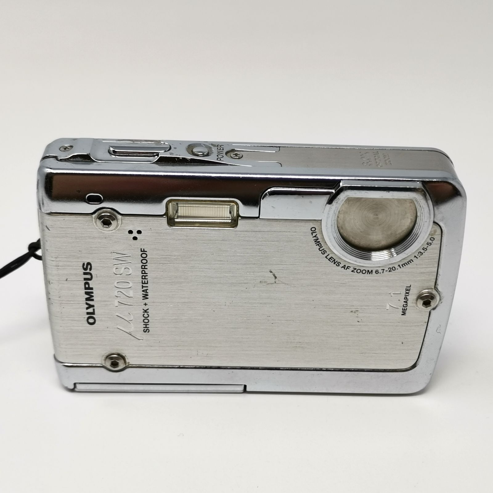 OLYMPUS μ720SW シルバー コンデジ カメラ 動作確認済み SDカードなし