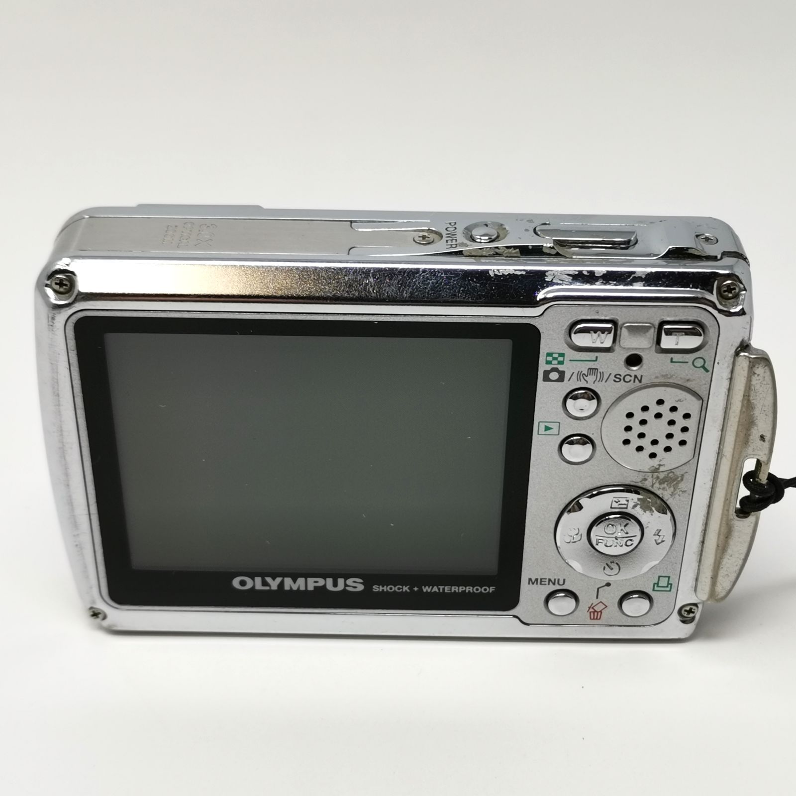 OLYMPUS μ720SW シルバー コンデジ カメラ 動作確認済み SDカードなし