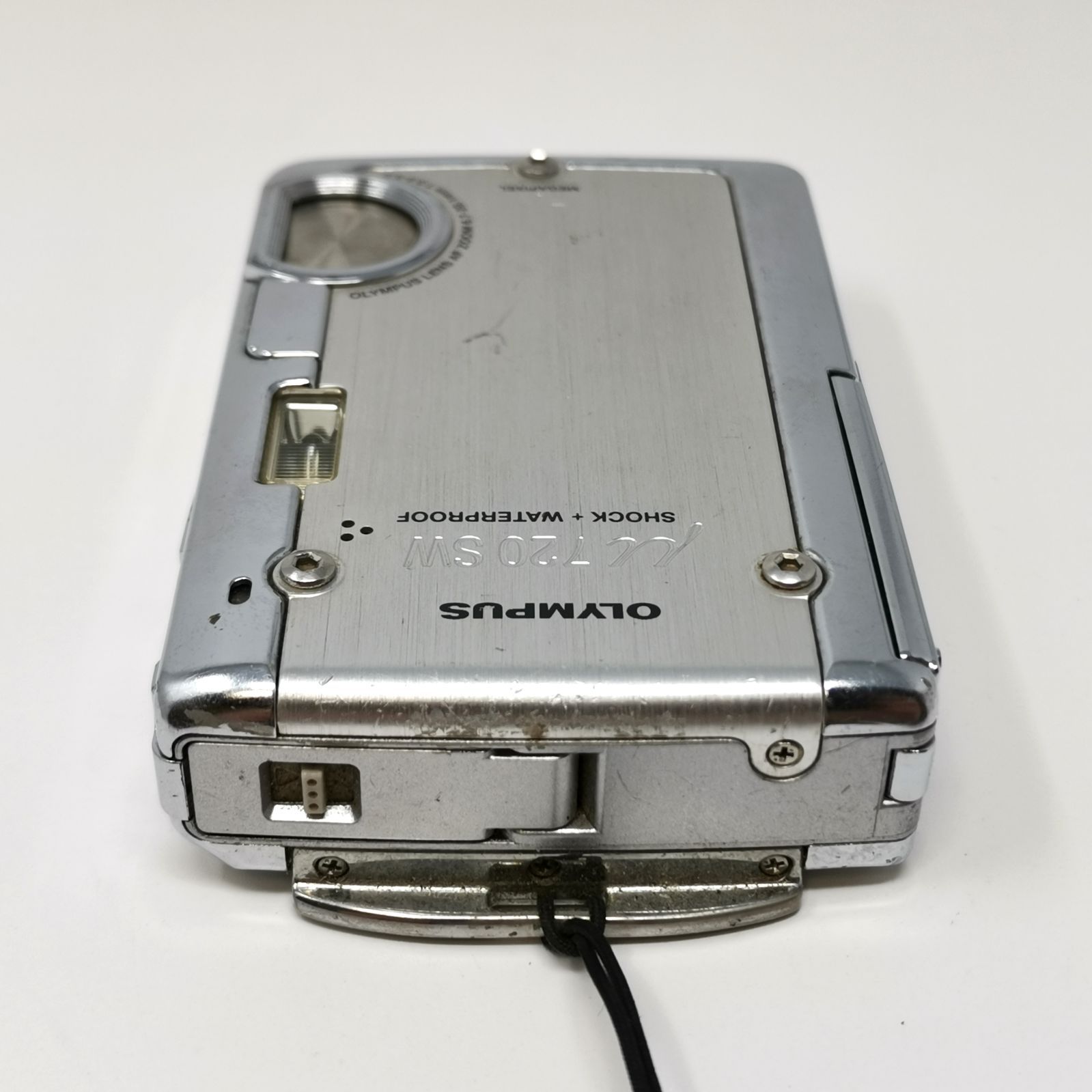 OLYMPUS μ720SW シルバー コンデジ カメラ 動作確認済み SDカードなし