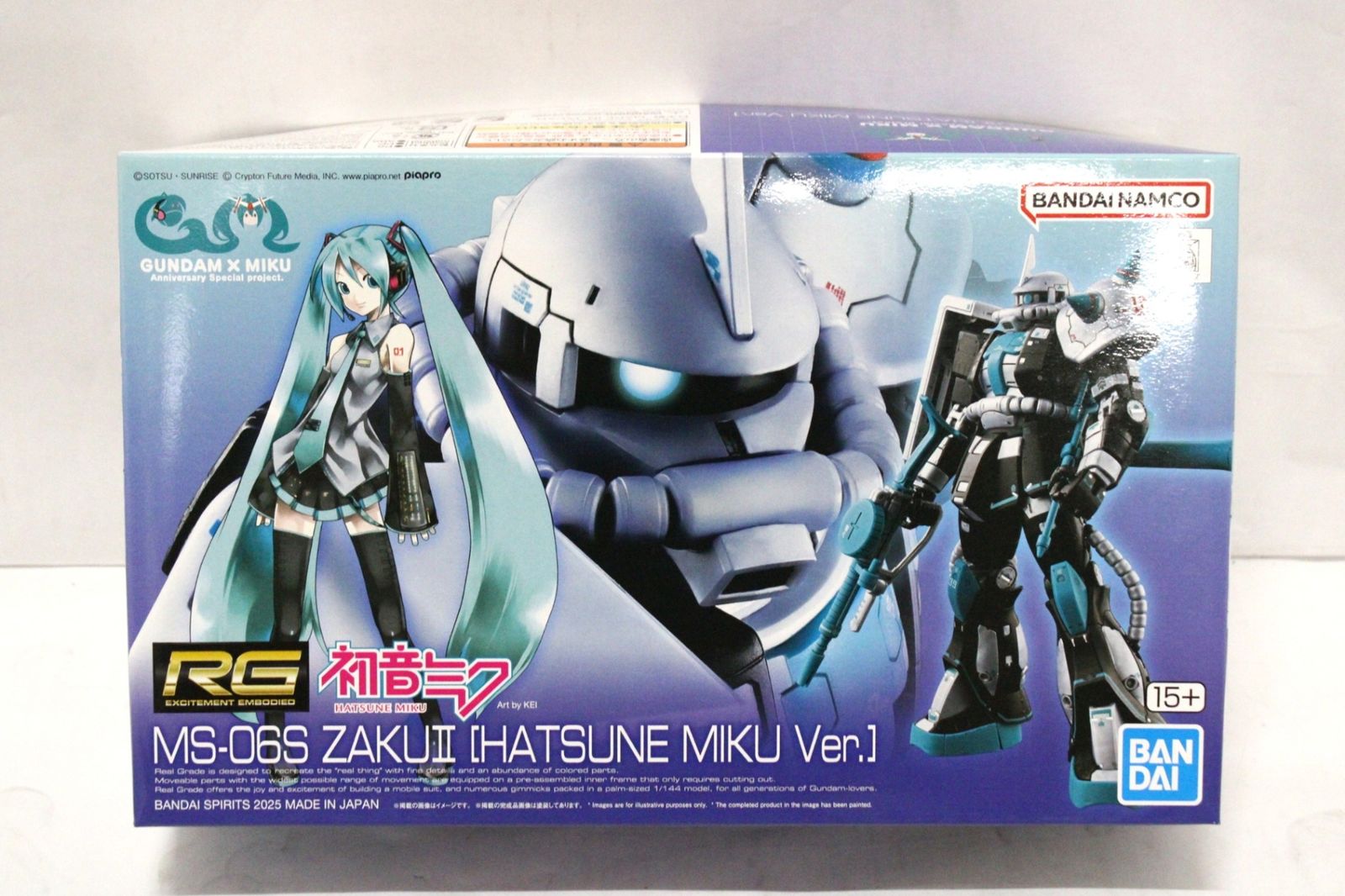 未組立 バンダイ RG 1/144 MS-06S ザクII [初音ミクVer.] 機動戦士ガンダム プレミアムバンダイ BANDAI ホビー ガンプラ ITL68R88F3O8-D-A05-byebye