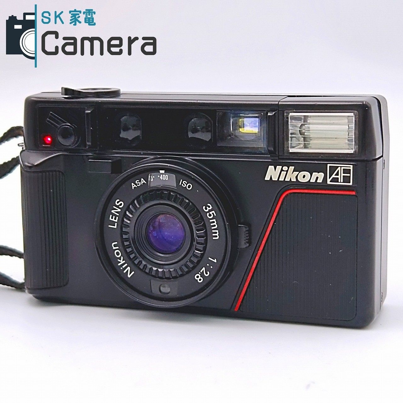 中古】 Nikon L35AF 35mm F2.8 ニコン コンパクトフィルムカメラ 訳