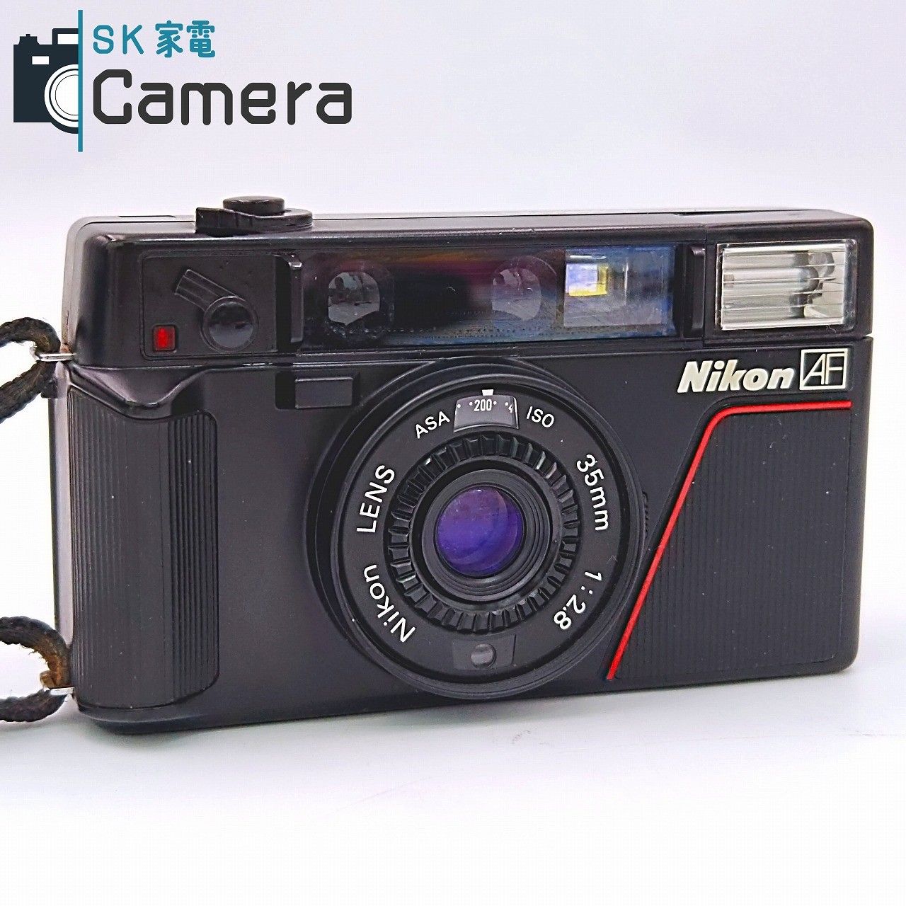 中古】 Nikon L35AF 35mm F2.8 ニコン コンパクトフィルムカメラ 訳