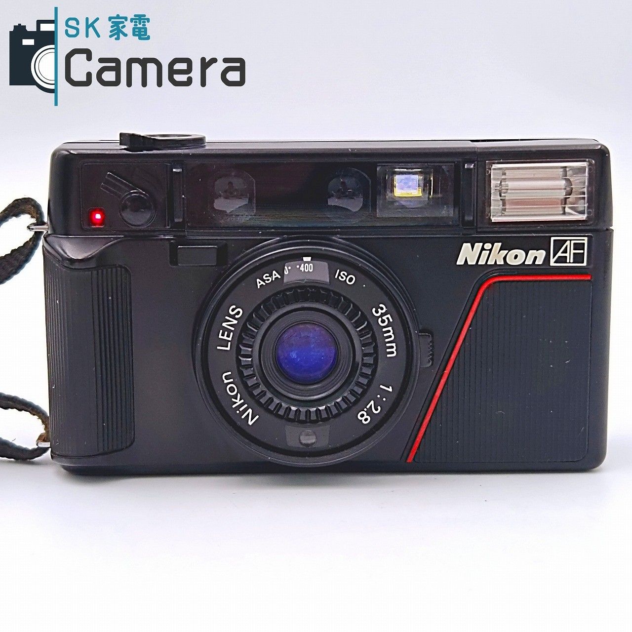 中古】 Nikon L35AF 35mm F2.8 ニコン コンパクトフィルムカメラ 訳