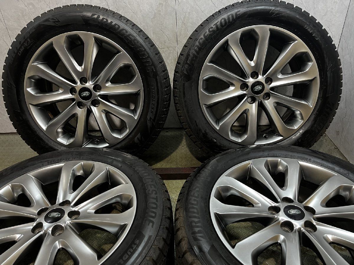【BS BLIZZAK DM-V3 255/55R20】スタッドレス【レンジローバースポーツ 純正ホイール 20インチ 8.5J5HPCD120+47】22年製 バリ溝 (MTG039MI)