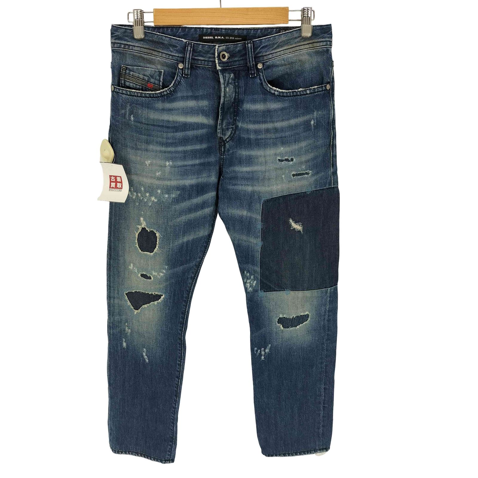 ディーゼル DIESEL イタリア製 BUSTER REGULAR SLIM TAPERED ダメージ 