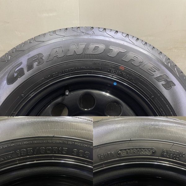 新車外し【DL AT20 195/80R15】夏タイヤ 1本【SUZUKI JB74 ジムニー 