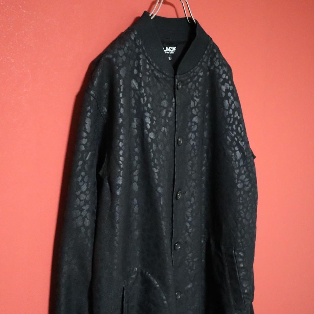 BLACK COMME des GARCONS 21AW レオパードロングコート BLACK COMME des GARCONS 21AW レオパードロングコート - メルカリ