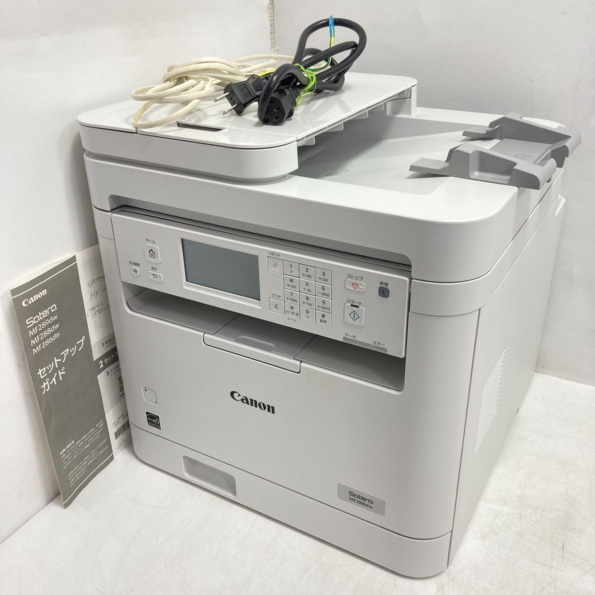 Canon キヤノン Satera MF288dw モノクロレーザー複合機 A4 FAX 片面ADF 有線無線LAN対応 2024年製
