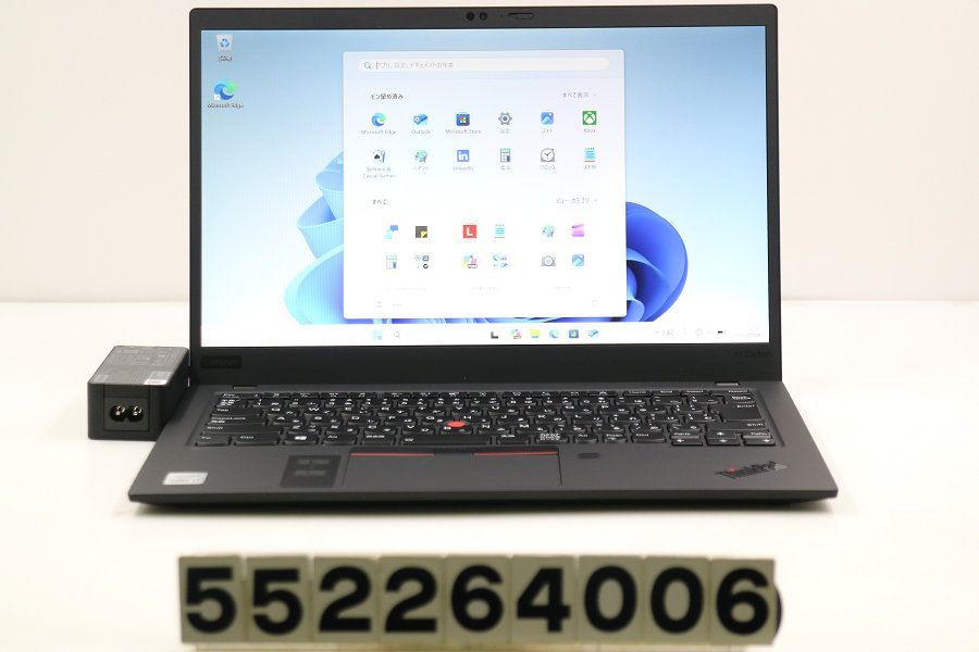 Lenovo ThinkPad X1 Carbon 8th Gen Core i7 10510U 1.8GHz/16GB/512GB(SSD)/14W/FHD(1920x1080) タッチパネル/Win11 【552264006】