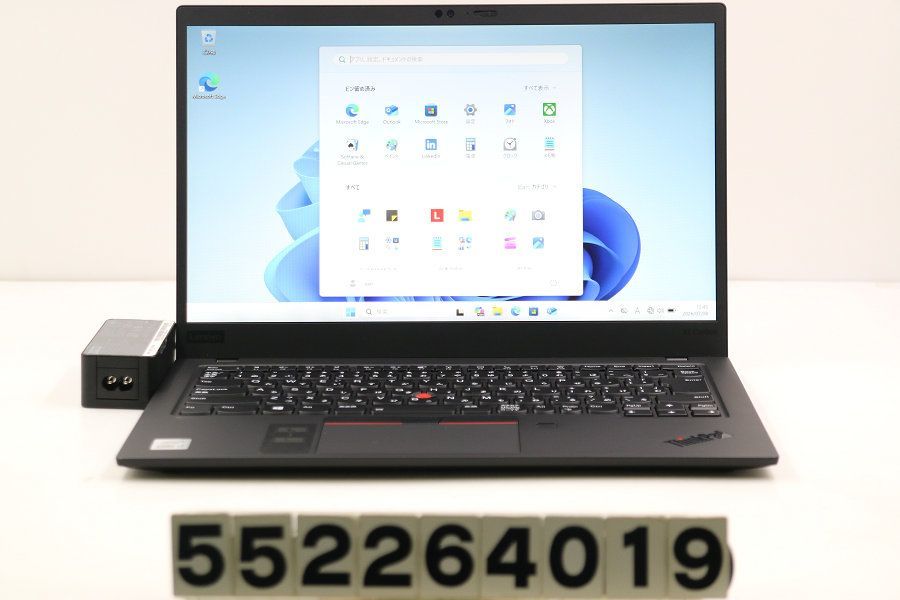 Lenovo ThinkPad X1 Carbon 8th Gen Core i7 10510U 1.8GHz/16GB/512GB(SSD)/14W/FHD(1920x1080) タッチパネル/Win11 【552264019】