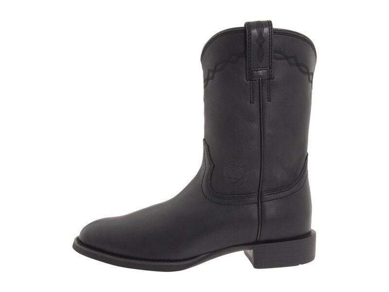 アリアト メンズ シューズ ブーツ・レインブーツ Ariat Heritage Roper Black ブラック｜詳細画像