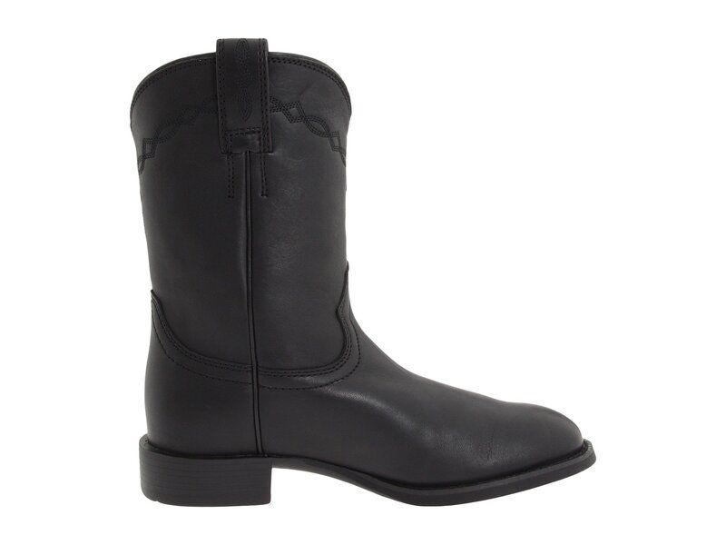 アリアト メンズ シューズ ブーツ・レインブーツ Ariat Heritage Roper Black ブラック｜詳細画像