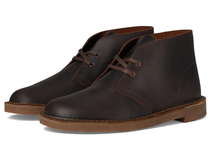 クラークス メンズ シューズ ブーツ・レインブーツ Clarkshepton Dark Brown Leat ブラウン